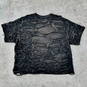 DOMEI Produttore di <span class=keywords><strong>T</strong></span>-Shirt Vintage per Uomo con Basso MOQ, Personalizzabili, Estive, Effetto Usurato, Stile <span class=keywords><strong>Punk</strong></span>, Alta Qualità, Lavaggio Acido - Product Image 1