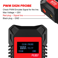 Testeur CAN LIN PWM WOYO PL007, reconnaissance automatique CAN-H et CAN-L, lecture du taux de transmission, pour outil de diagnostic automobile