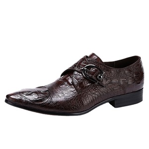 Zapatos formales de cuero genuino retro y a la moda para hombre, para oficina informal, bodas formales, fiestas y negocios. - Product Image 5