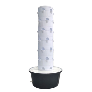 Cómo cultivar plantas hidropónicas, torre de jardín Vertical de forma redonda, hidropónica - Product Image 2