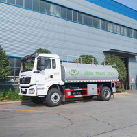Camion-citerne manuel 10CBM 304 316 Q235B Acier au carbone Aluminium Essence Essence Diesel Kérosène Paraffine Mazout Camion-citerne