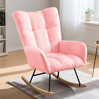 Nodic luxe Style salon stable et sûr coussin de siège de base courbe ergonomique chaise à dossier à bascule