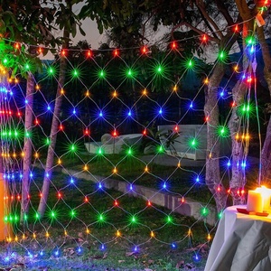 Fiesta de Navidad decoración de la boda 1,5x1,5 m/ 2x2m/ 3x2m/ 6x4m Festival al aire libre Led Hada cadena malla red Luz - Product Image 6
