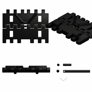 Conjunto de Eslabones de Cadena de Oruga de Acero Aleado Forjado de Alta Resistencia CC-722 para Tren de Rodaje de Minería Continua Joy de 12 cm - Product Image 1