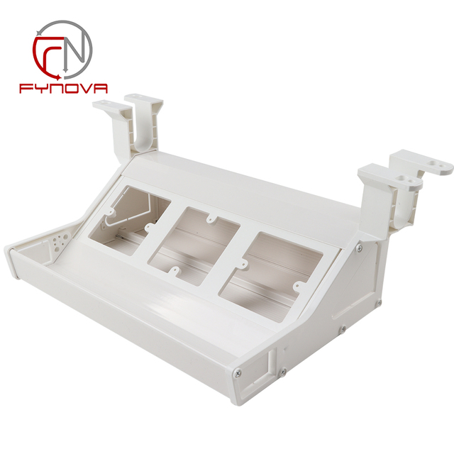 FYNOVA Underdesk Cable Management Tray Power Strip Holder Office Double-sided Desk Wire Organizer Box Furniture Wire Accessories