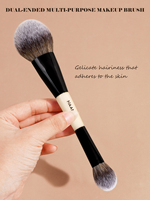 MAANGE Pinceau de maquillage professionnel personnalisé pour fond de teint doux Poudre libre Pinceau de maquillage pour contour des joues Vente en gros Pinceau de maquillage à manche confortable