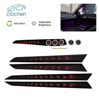 Kit d'éclairage d'ambiance pour Mercedes Benz Classe C W204 2010-2014, LHD/RHD, LED 64 couleurs, mise à niveau dynamique de l'intérieur, décoration