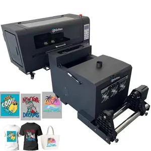 Giftec TX800 DTF XP600 Printer kualitas tinggi A3 40cm Printer Inkjet tekstil multifungsi mesin cetak pola garmen
