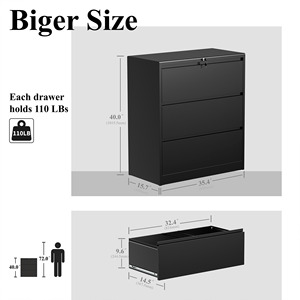 Armarios de Metal ajustables de alta calidad con cajones, archivo Vertical estándar para el hogar, oficina, escuela, Hotel, supermercado, Hospital - Product Image 5