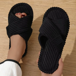 Women's High Quality Casual Slide <b>Slipper</b> Warm Indoor House Cloth Breathable Lightweight With Open Toe Summer Winter <b>Slippers</b> - Product Image 5