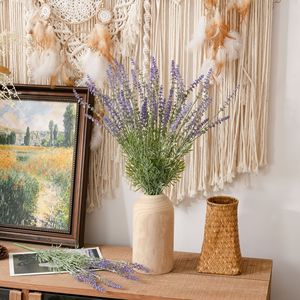 Flor de Lavanda Artificial CallaFloral, Rama Individual Morada, Decoración de Boda para Interiores, Material Plástico - Product Image 1