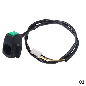 22mm bền ATV Xe Máy kép thể thao Quad bắt đầu sừng giết Off dừng Nút chuyển đổi xe máy Phụ kiện kiểm soát xử lý thiết bị chuyển mạch - Product Image 6