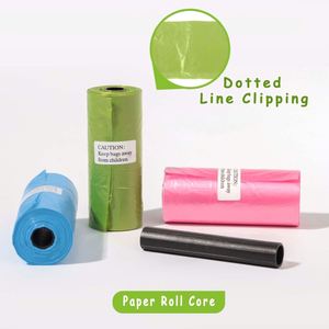 Bolsas Biodegradables para Desechos de Mascotas, Ecológicas y Personalizadas, con Dispensador - Product Image 1