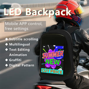 Programmable Large Capacity LED <b>Backpack</b> LED Advertising <b>Backpack</b> for <b>Men</b> - Product Image 3