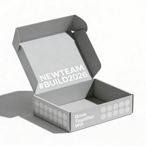 Cajas de Cartón Reciclables Impresas con UV Personalizadas para Empaque de Zapatos y Ropa, Estilo Carpeta, Forma Rectangular, para Regalos y Manualidades - Product Image 2