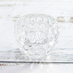 Di alta qualità trasparente di cristallo di vetro candela vaso supporto di candela tealight - Product Image 2