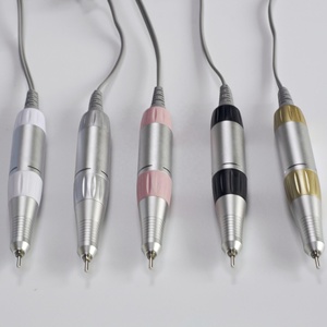 5-Pin Plastic <strong>Electric</strong> <strong>Nail</strong> <strong>Drill</strong> Machine Handle 35000rpm Brushed Motor US/European Plug Portable Professional Pedicure - Product Image 1
