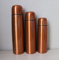 Botol Termos Vakum Isolasi Stainless Steel Ramah Lingkungan 500ml dengan Insulasi 12-24 Jam untuk Minuman Panas/Dingin