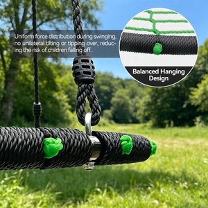 <span class=keywords><strong>Altalena</strong></span> Portatile Pieghevole a Nido d'Uccello con Guida di Facile Installazione per Bambini e Campeggio all'Aperto - Product Image 5