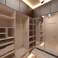 Designs d'armoires simples, meubles de chambre à coucher, armoire en forme de L pour dressing