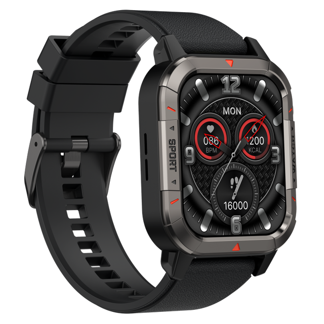 P159 Smart Watch 30 Days Extra-Long Battery IP68 Waterproof TFT Display AI Voice Assistant GPS Compass for Sleep Tracker