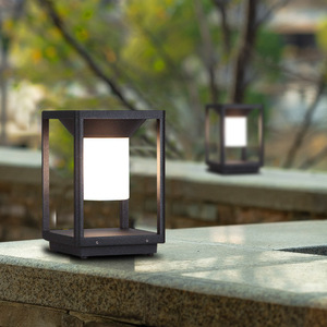 Lámpara Solar de Pilar de Aleación de Aluminio LED para Exteriores, Jardín, Montaje en Pared, Garantía de 3 Años - Product Image 1