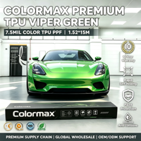 Film de protection de peinture PPF en TPU vert Viper auto-réparateur transparent de qualité américaine avec garantie de 10 ans, rouleau de film de protection de voiture