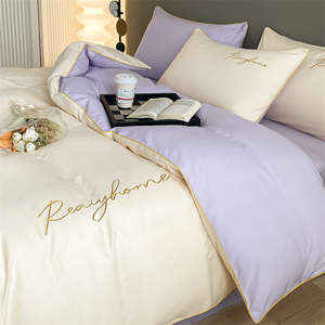 Set Copripiumino di Lusso 11 Pezzi 100% Cotone Lavato 60s Resistente all'Acqua Imbottito in Lana per Uso in Dormitorio Studentesco - Product Image 6