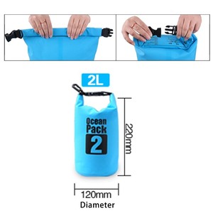 Outdoor Wholesale 10L <b>Floating</b> Boating <b>Fishing</b> Swimming PVC Ocean Pack Waterproof Rolling Travel Dry Bag - Product Image 5