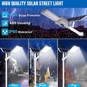 Éclairage solaire extérieur pour routes, étanche IP65, lampadaire 100W 150W, en aluminium moulé sous pression, lampadaire solaire LED séparé - Product Image 2