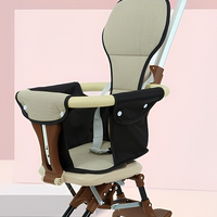 Poussette de luxe RHS-STR81, pliable, 3 en 1, avec siège auto, siège auto pour bébé et poussettes