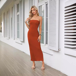 Completo Abito Donna Primavera Estate 2026 con Spacco Laterale <span class=keywords><strong>e</strong></span> Dettaglio a Costine sul Petto, Stile Europeo <span class=keywords><strong>e</strong></span> Americano, per Commercio Transfrontaliero - Product Image 5