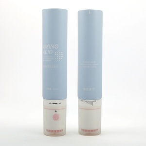 High Quality Soft Squeeze PE <b>Plastic</b> Empty <b>Tube</b> Skincare Facial Cleaning Cosmetic Packaging Electric Brush Head Screw Cap - Product Image 5