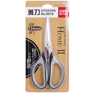 Deli Paper Scissors 154mm Straight Blade Office Student Craft Cutting Tool - Product Image 4