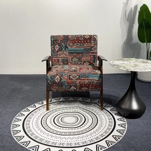 <span class=keywords><strong>Fauteuil</strong></span> d'appoint moderne Flying Bird, <span class=keywords><strong>fauteuil</strong></span> lounge individuel rembourré avec accoudoirs en bois massif de forme spéciale pour salon - Product Image 5