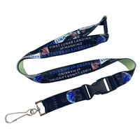 Cordon de cou avec boucle de ceinture d'avion, mini, style perle, pour porte-badge et porte-clés