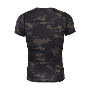 Camiseta negra <span class=keywords><strong>CP</strong></span> para hombre, camiseta de verano de secado rápido para deportes al aire libre - Product Image 2