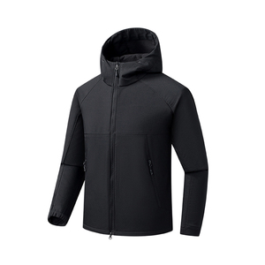 Custom Unisex Hooded Fleece-Lined Softshell Hiking <strong>Jacket</strong>, Private Label <strong>Waterproof</strong> Windproof Breathable Shell, Turnkey OEM - Product Image 5