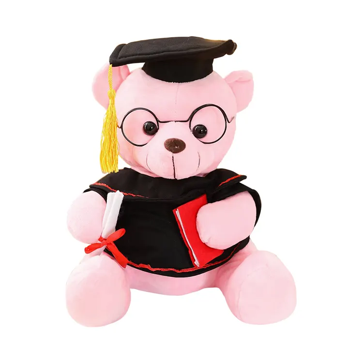 Cute Graduation Bear Plush Toy Teddy Bear Graduate Souvenir Gift