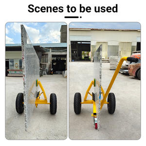 Chariot de transport <span class=keywords><strong>pierre</strong></span>/verre d'une capacité de 400KG-conception d'attelle autobloquante-équipement de manutention industrielle - Product Image 4