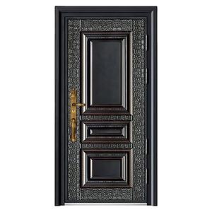 Puerta de Entrada Residencial Moderna y Popular, a Prueba de Balas, Doble Antirrobo, de Aluminio Fundido y Hierro, para Exteriores - Product Image 4