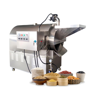 30-500 kg/lot Acier Inoxydable Chauffage Électrique Au Gaz <span class=keywords><strong>Coca</strong></span> Café Grains Pistache Graines <span class=keywords><strong>De</strong></span> Soja Noix Torréfacteur Torréfacteur - Product Image 1