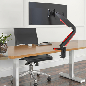 GE22 Ressort à gaz VESA Mount RGB Light Support d'ordinateur Support de bras de moniteur simple pour écrans de 15 à 32 pouces Support - Product Image 1