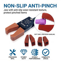 Aksesori Lengan Robot Penutup Silikon Penjepit Mini Nosel A/B/C/E CR04 Penutup Pelindung Bantalan Anti Gores