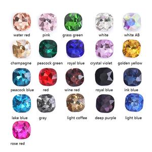 Prix d'usine Forme carrée Pointback Verre Couleur Strass pour Chaussures - Product Image 6