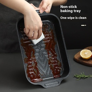 <span class=keywords><strong>Plaque</strong></span> de poisson grillée <span class=keywords><strong>rectangulaire</strong></span> en acier au carbone pour cuisinière à <span class=keywords><strong>induction</strong></span> à usage domestique et commercial - Product Image 5