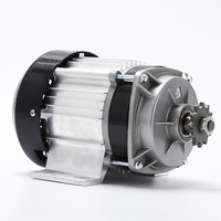 Kit de conversion de moteur sans balais à aimant permanent 24V 500W 650W pour tricycle à propulsion humaine et booster de voiture électrique, avec contrôleur et pignon