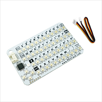 Carte d'unité M5stack en panneau de particules KB v1. Clavier IoT Qwerty officiel mini 50 touches avec MCU Atmega8a, LED RGB programmable I2C, Uiflow