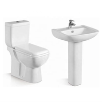 Toilette deux pièces de conception d'usine de Chaozhou pour les toilettes de salle de bain en céramique haute définition toilettes deux pièces à vendre