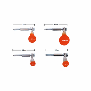 Bersaglio da tiro con plating filatore avvitato da 4 pezzi - Product Image 3